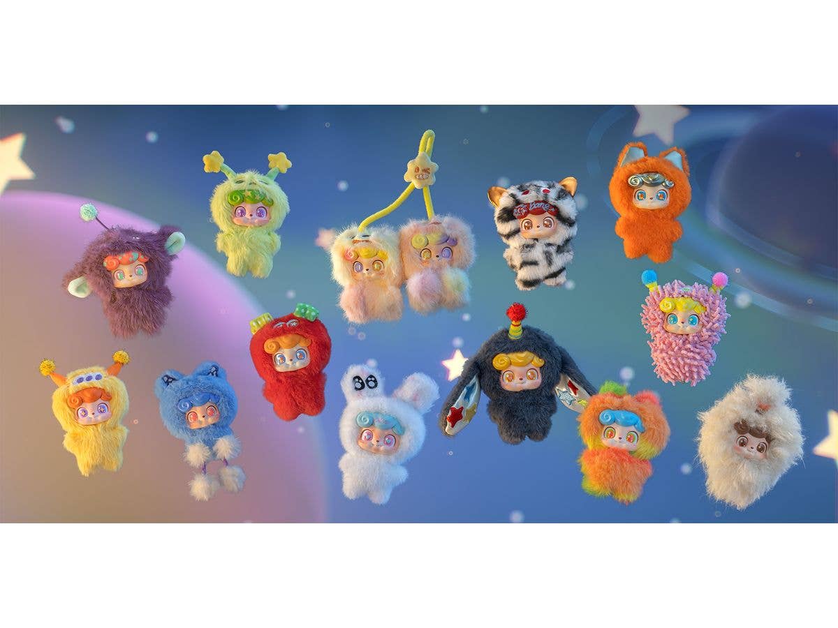 Q.KID Wave Club Series Blind PVC Plush Blind Box 1Box 12pcs