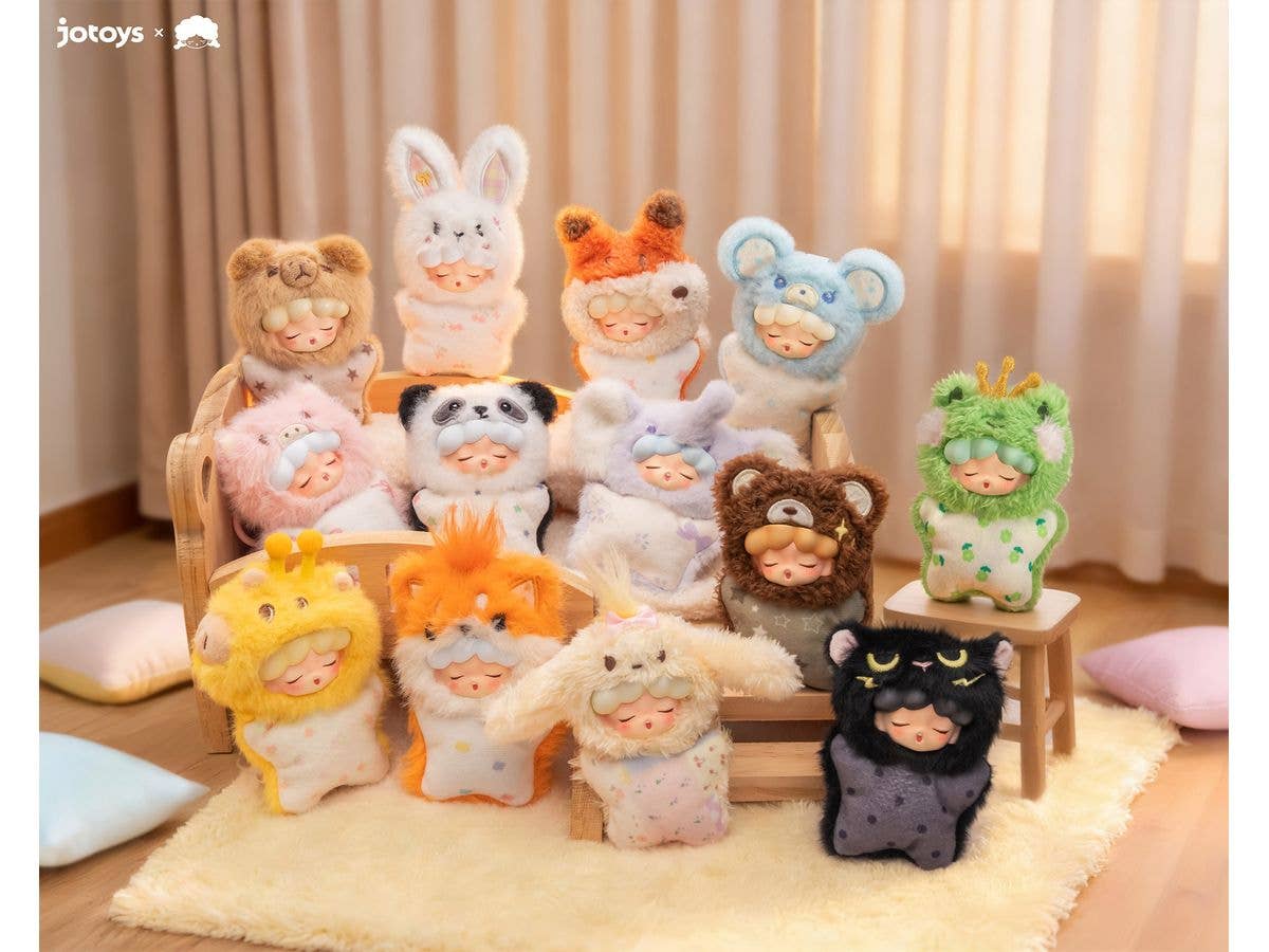 YUMO Angry Animals Mini Series Plush Blind Box 1Box 12pcs