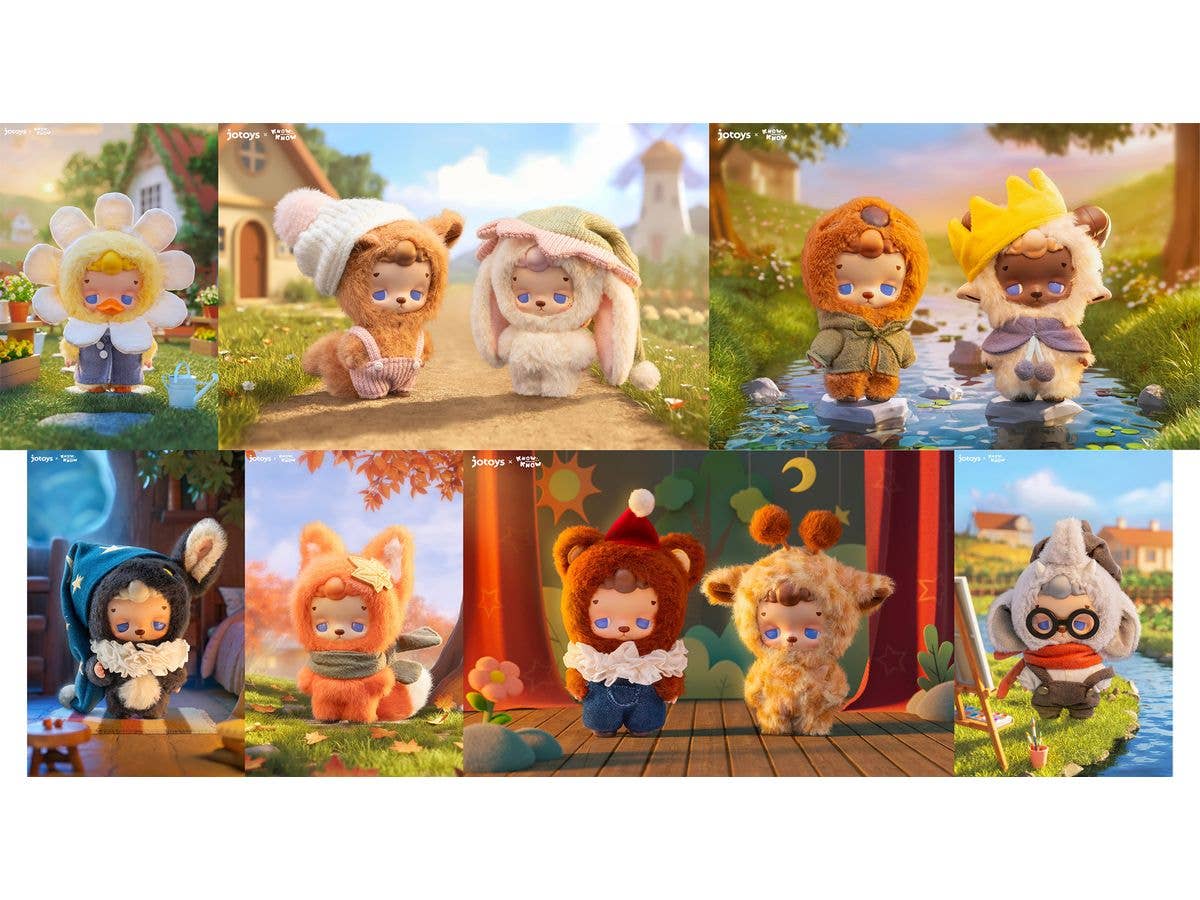 KNOW KNOW MONSTER Countryside Growth Series Trading Plush 1Box 9pcs