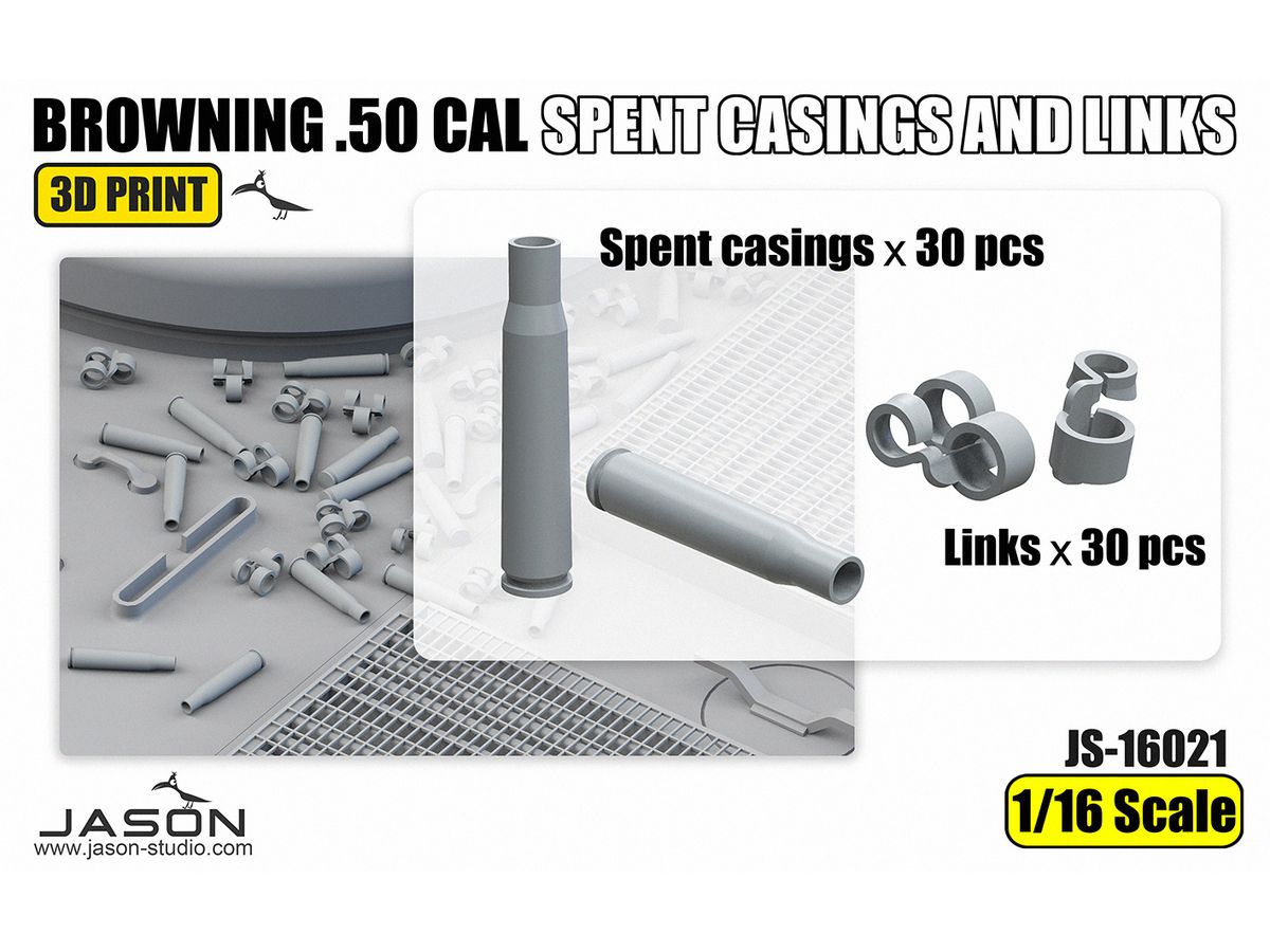 Browning .50 cal spent casings and links