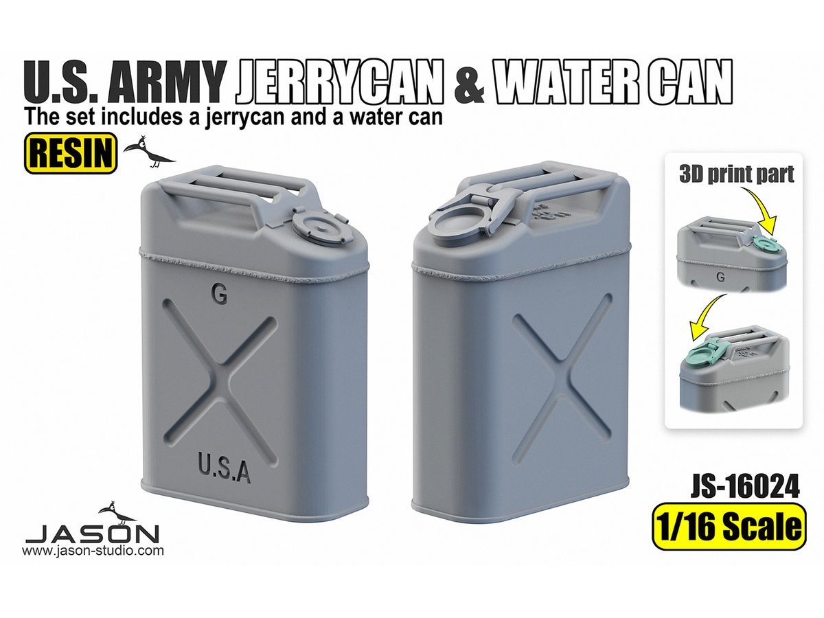 U.S. army jerrycan and water can
