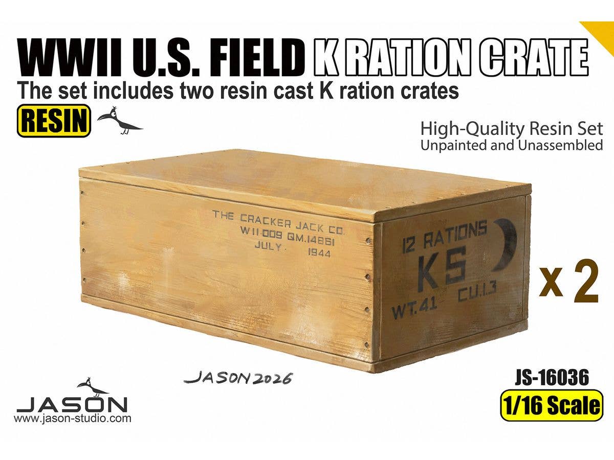 WWII U.S. FIELD K RATION CRATE