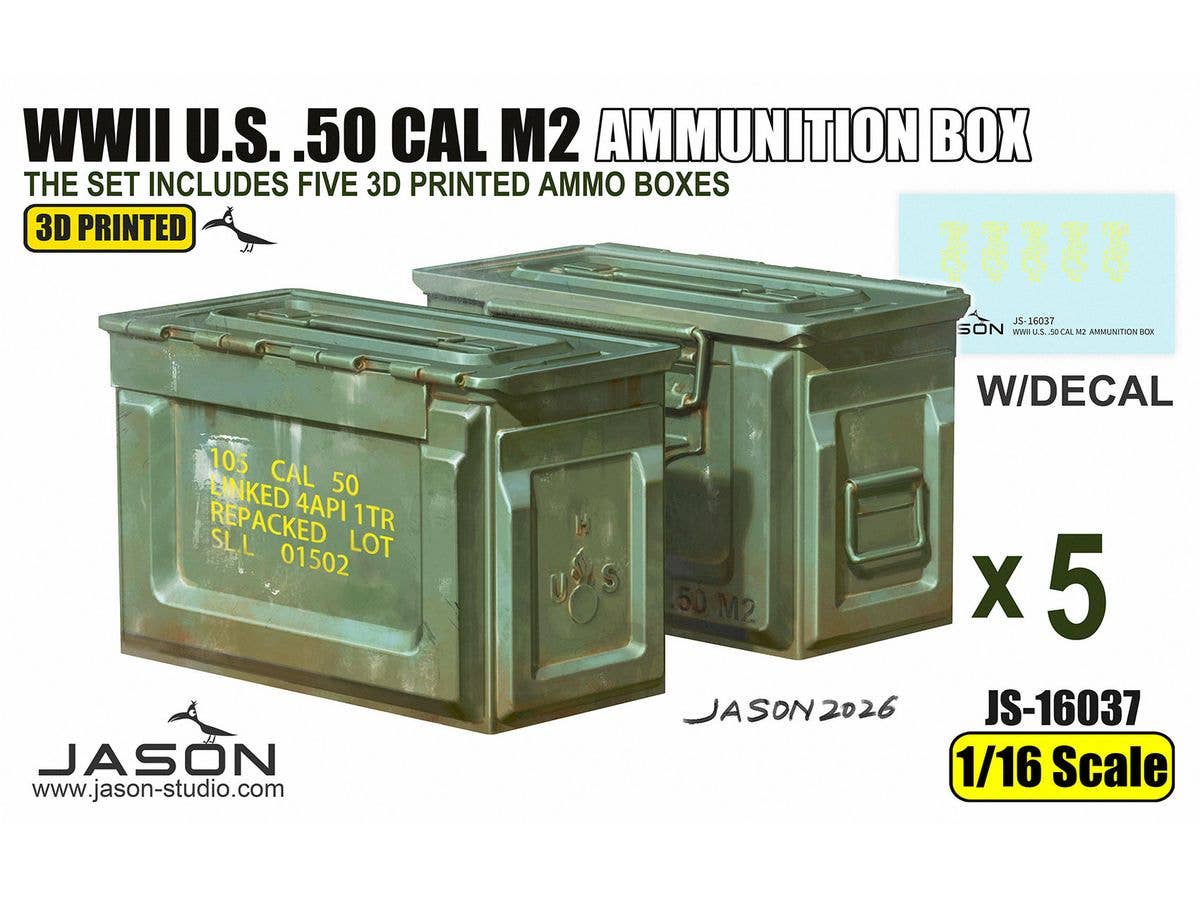 WWII U.S. .50 CAL M2 AMMUNITION BOX