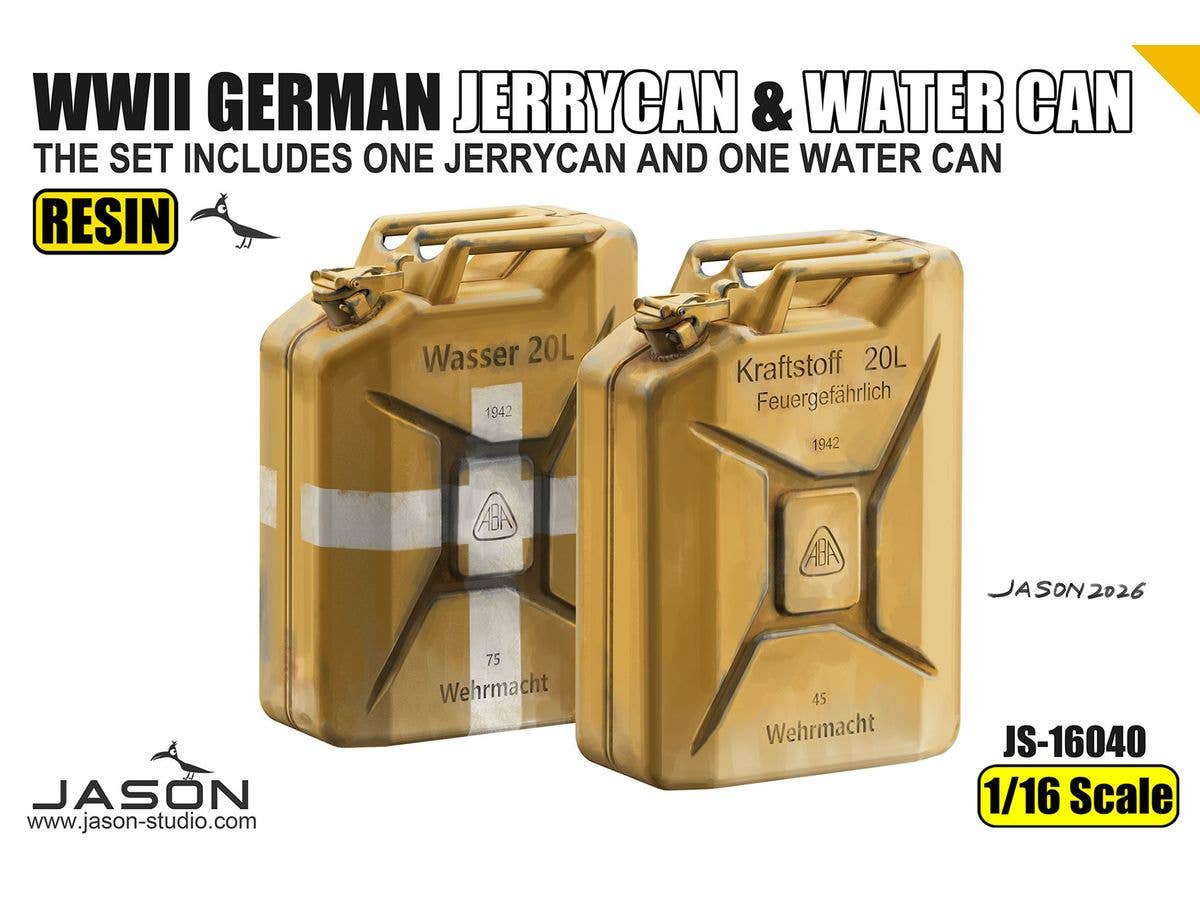 WWII GERMAN JERRYCAN & WATER CAN