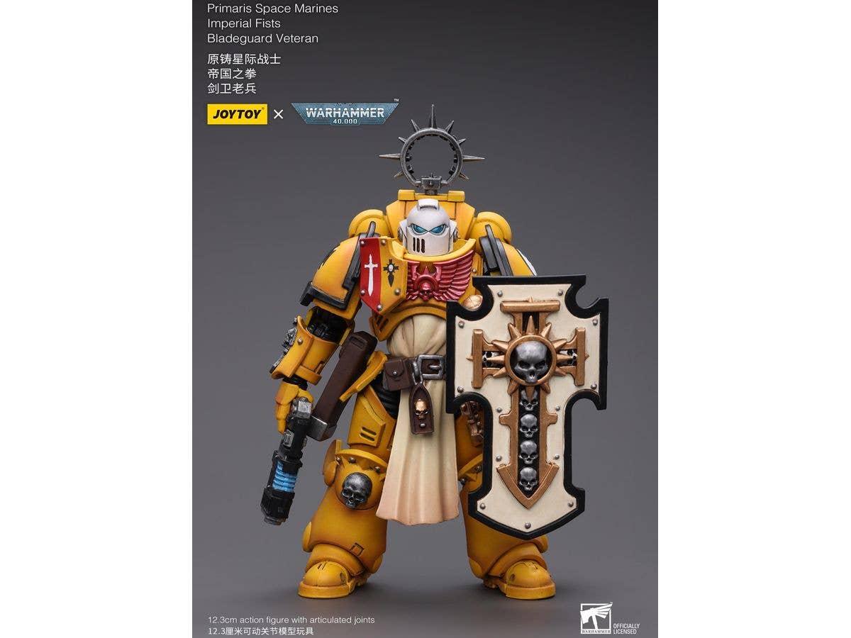 Warhammer 40K Primaris Space Marines Imperial Fists Bladeguard Veteran