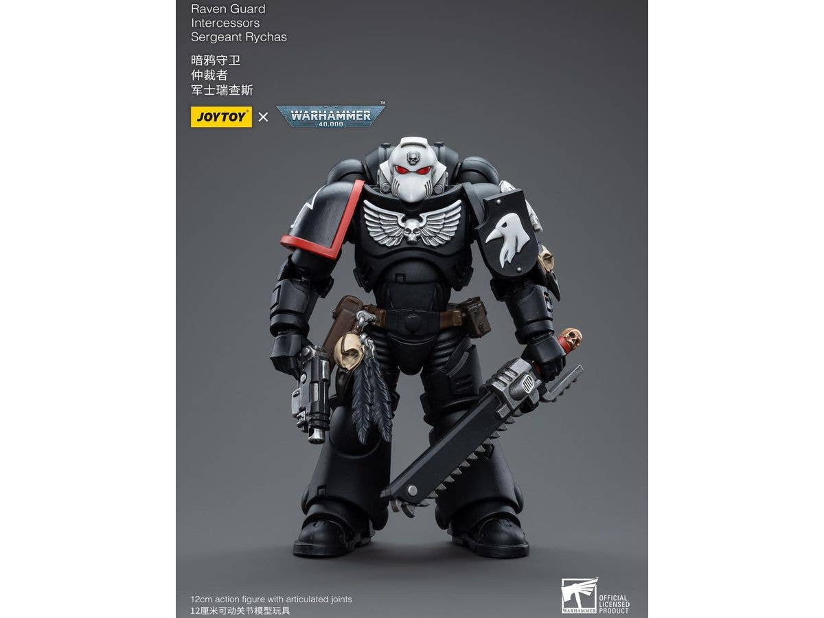Warhammer 40K Raven Guard Intercessors Sergeant Rychas