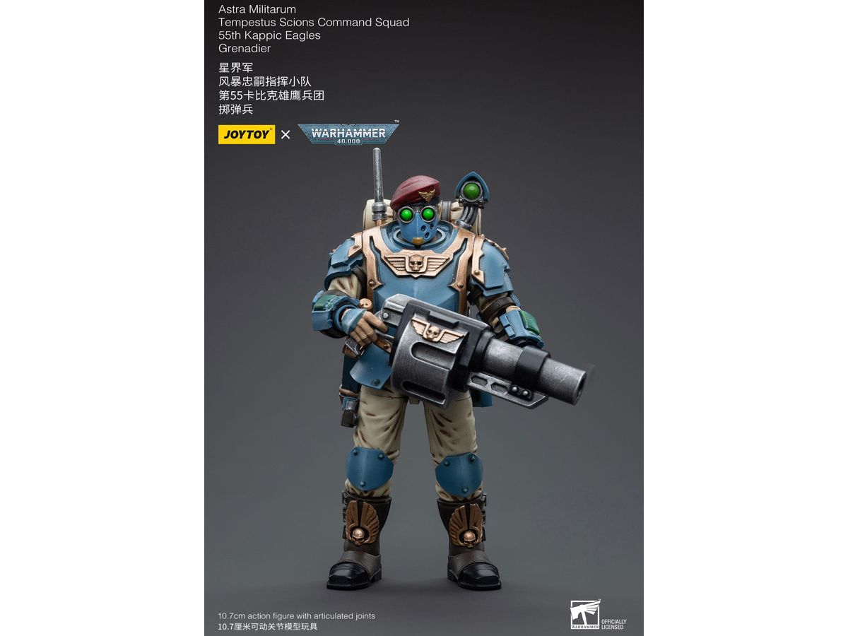 Warhammer 40K Astra Militarum Tempestus Scions Command Squad 55th Kappic Eagles Grenadier