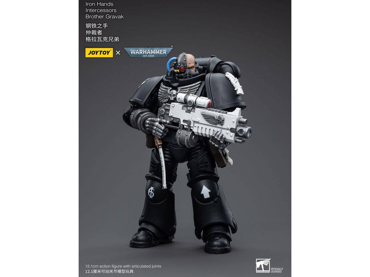 Warhammer 40K Iron Hands Intercessors Brother Gravak