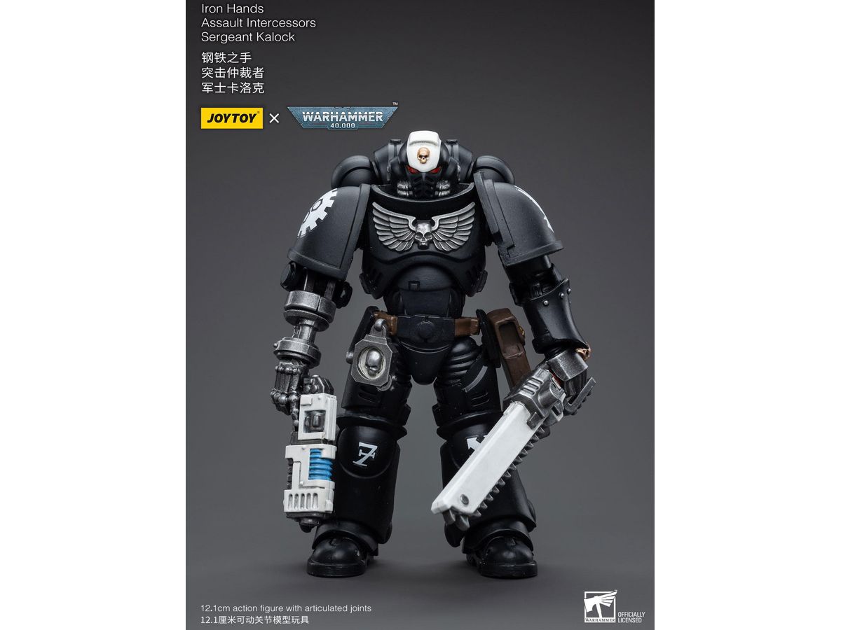 Warhammer 40K Iron Hands Assault Intercessors Sergeant Kalock