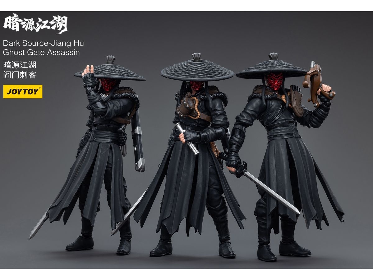 Dark Source-Jiang Hu Ghost Gate Assassin Action Figure (set of 3)