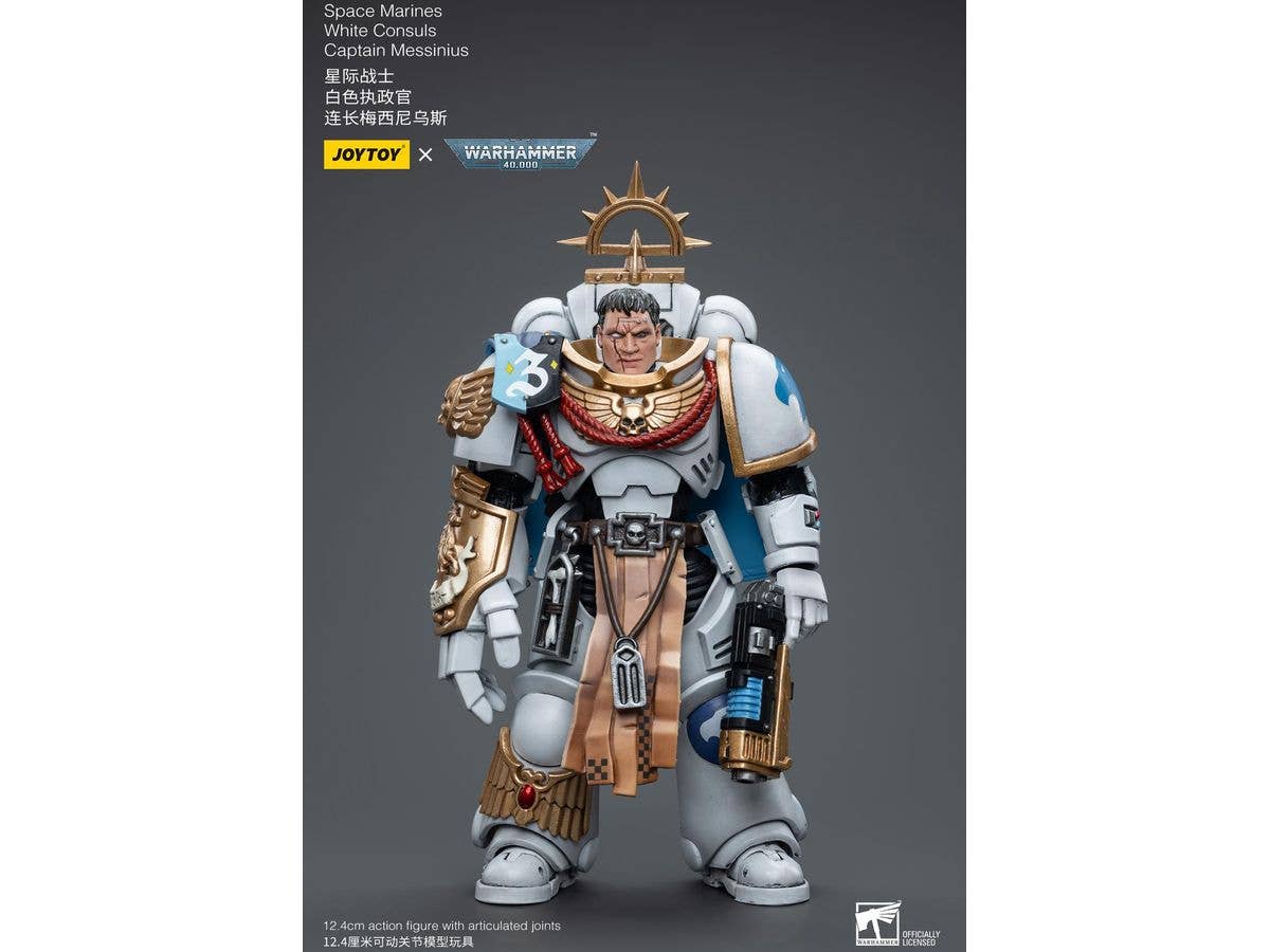Warhammer 40K Space Marines White Consuls Captain Messinius