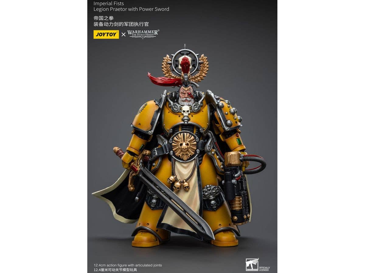 Warhammer The Horus Heresy Imperial Fists Legion Praetor with Power Sword