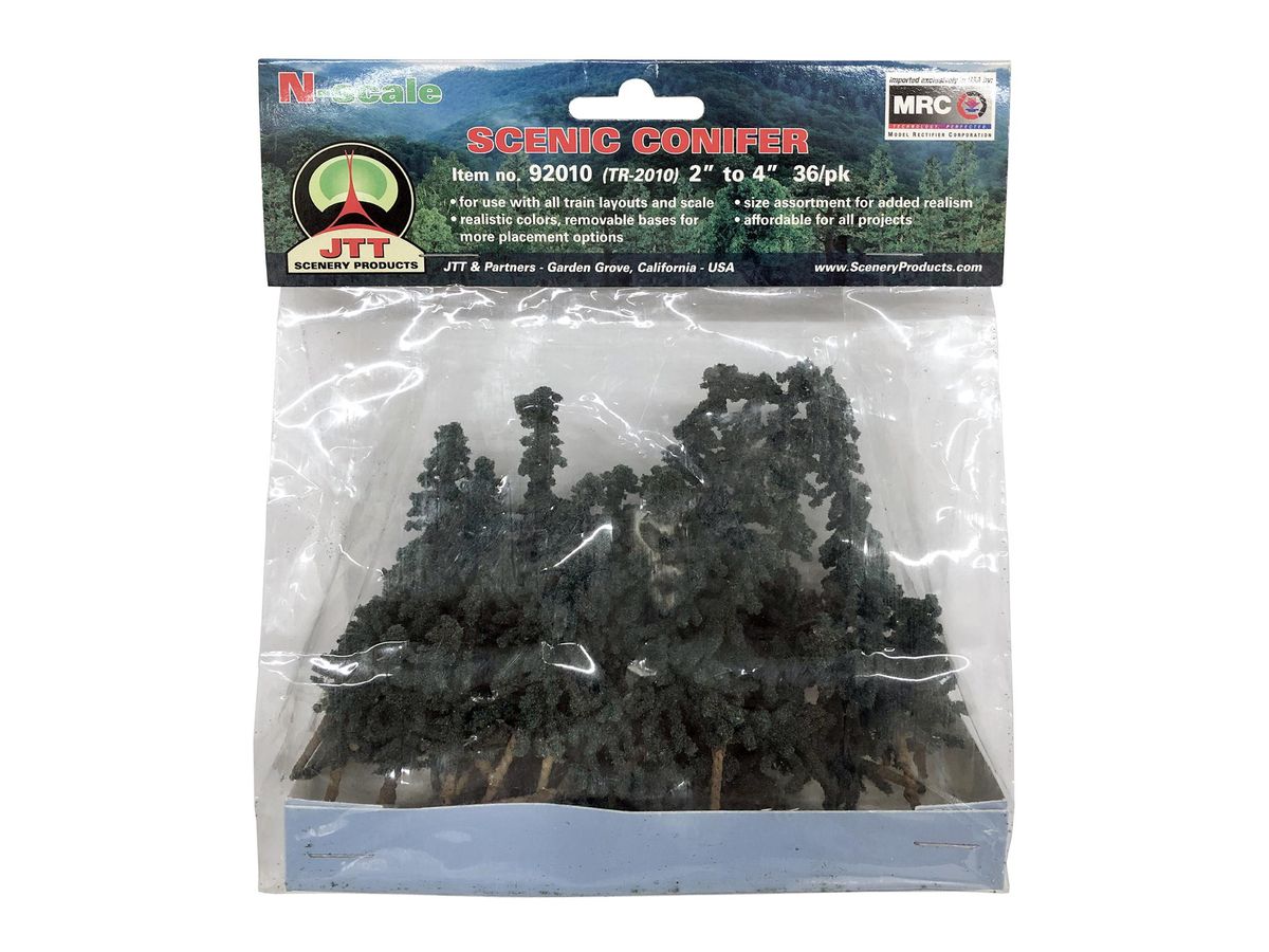 N-Scale Scenic Conifer (36pcs)