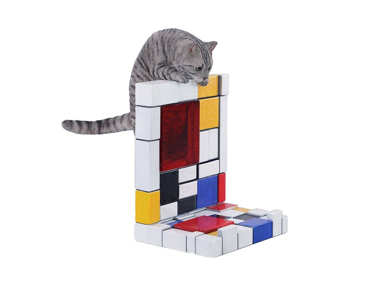 JXK Studio Cat Climbing the Wall C