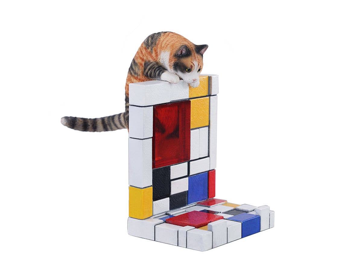 JXK Studio Cat Climbing the Wall D