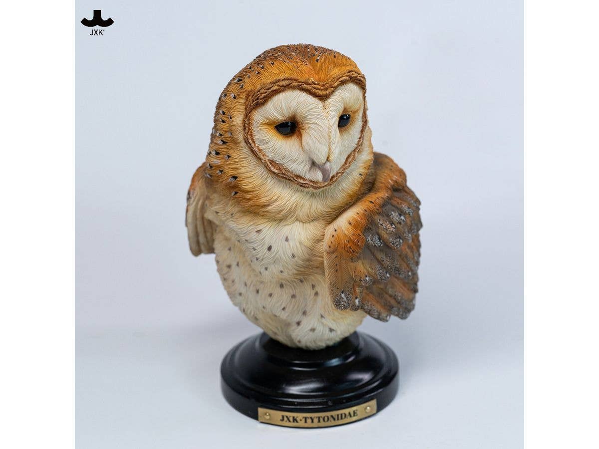 JXK Studio Barn Owl Head Sculpture