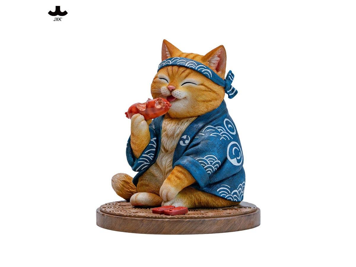 JXK Studio Octopus-shaped Sausages Boss Cat A