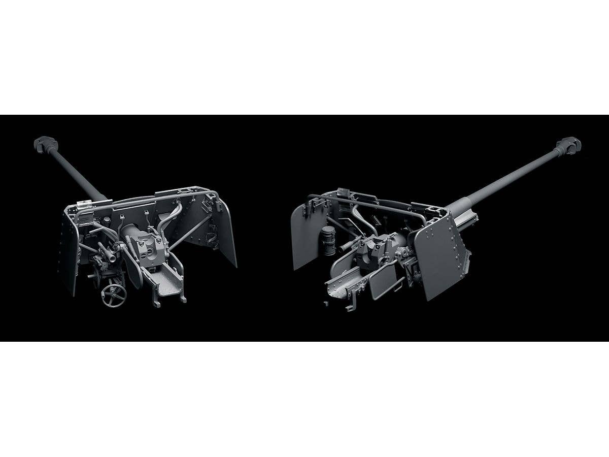 WWII German Marder III Tank Destroyer (7.62cm Pak36(r) Gun Carrier) Gun Cradle/Mount Upgrade Set (for Tamiya 35248)