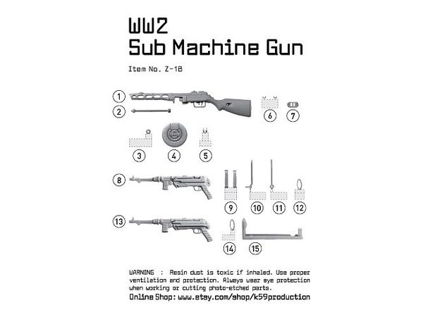 WWII Submachine Gun