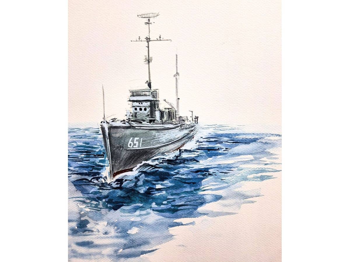JMSDF Yashima-class Minesweeper (US Military Donor Boat Full Hull Selectable Waterline)