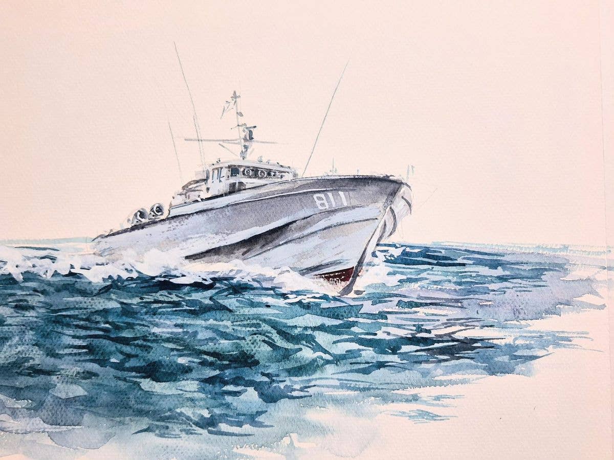 PT No.11 class torpedo boat (Waterline Model)