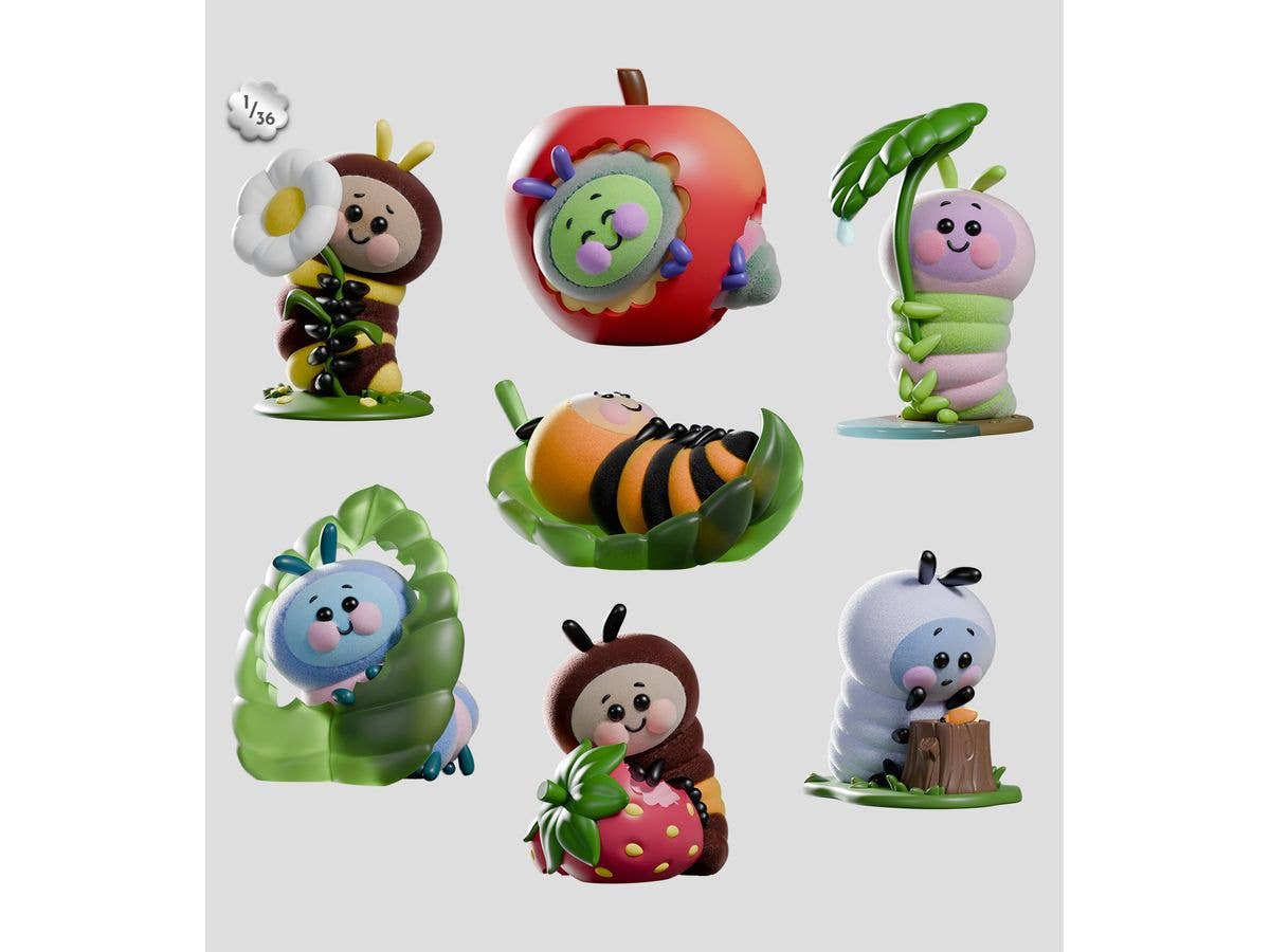 Wooly Bear and Friends 1Box 6pcs