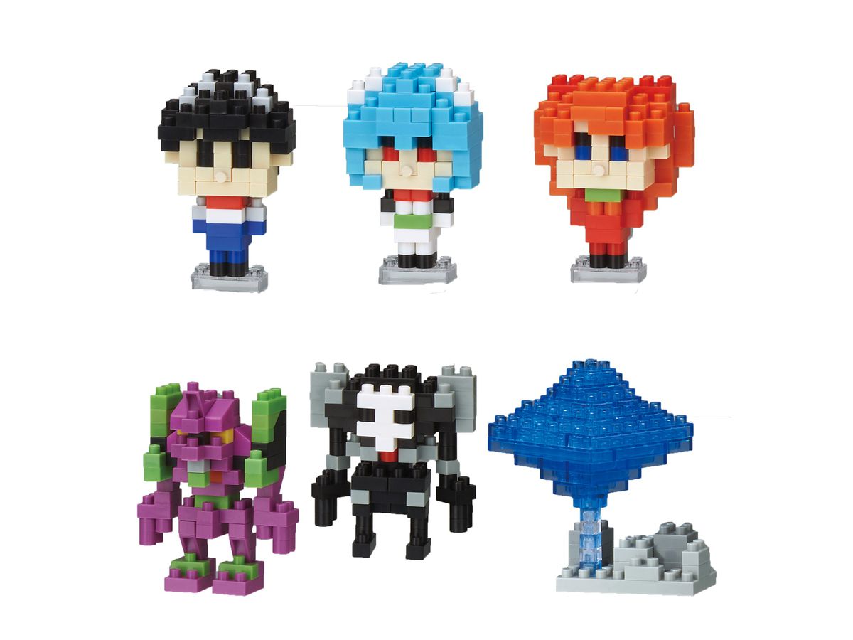 NBMC_02 Nanoblock Mininano Evangelion: 1Box (6pcs)