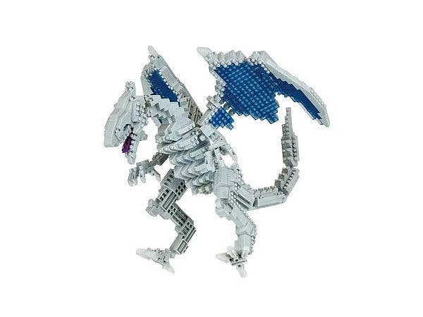 nanoblock NBM-065 Yu-Gi-Oh! Blue-Eyes White Dragon Deluxe Edition