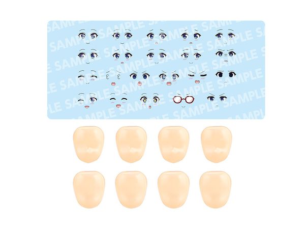 Customized Face & Decal Set Vol.9 Designed By Raguhonoerika For Koyomi Takanashi A