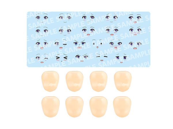 Customized Face & Decal Set Vol.10 Designed By Raguhonoerika For Ritsuka Saeki A