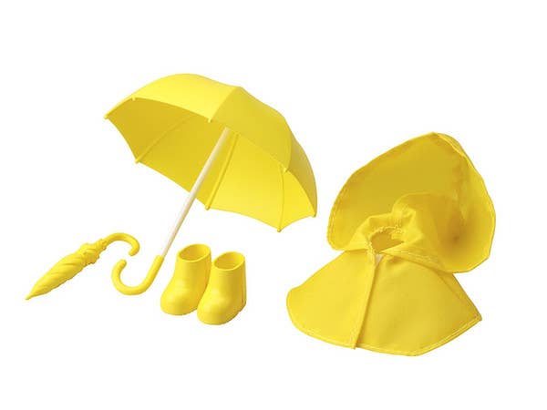 Cu-Poche Rain Wear Set Yellow
