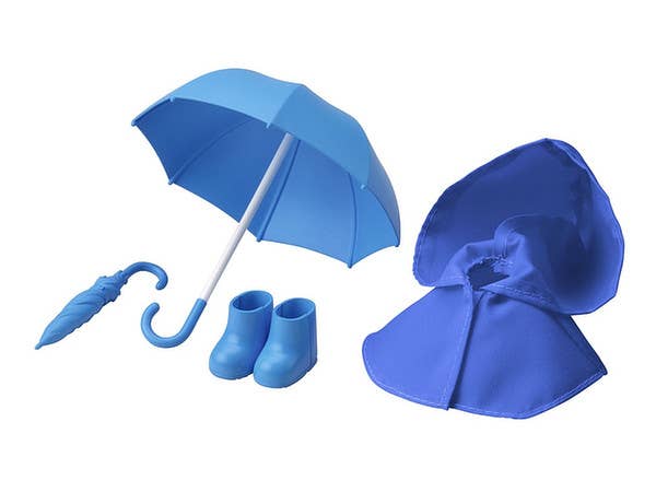 Cu-Poche Rain Wear Set Blue