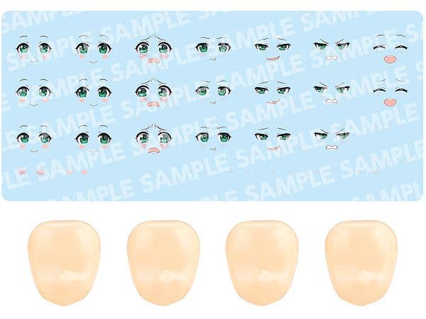 Customized Face & Decal Set Vol.4 [Designed by En Morikura] (Sousai Shojo Teien)