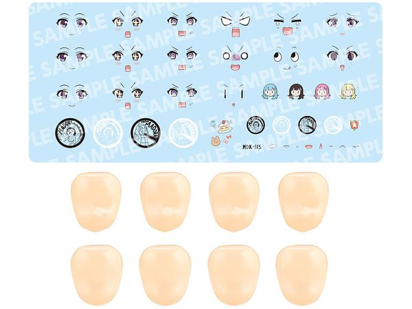 Customized Face & Decal Set Vol.5 [Designed by Raguhonoerika For Madoka Yuki A] (Sousai Shojo Teien)