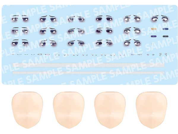 Customized Face & Decal Set Vol.6 [Designed by Amaai] (Sousai Shojo Teien)