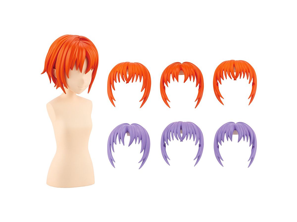 Sousai Shojo Teien After School Short Wig A (Orange & Purple)