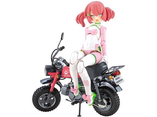 Megami Device PUNI MOFU RACING MAO with 1/12 Honda Z50J-1 Monkey