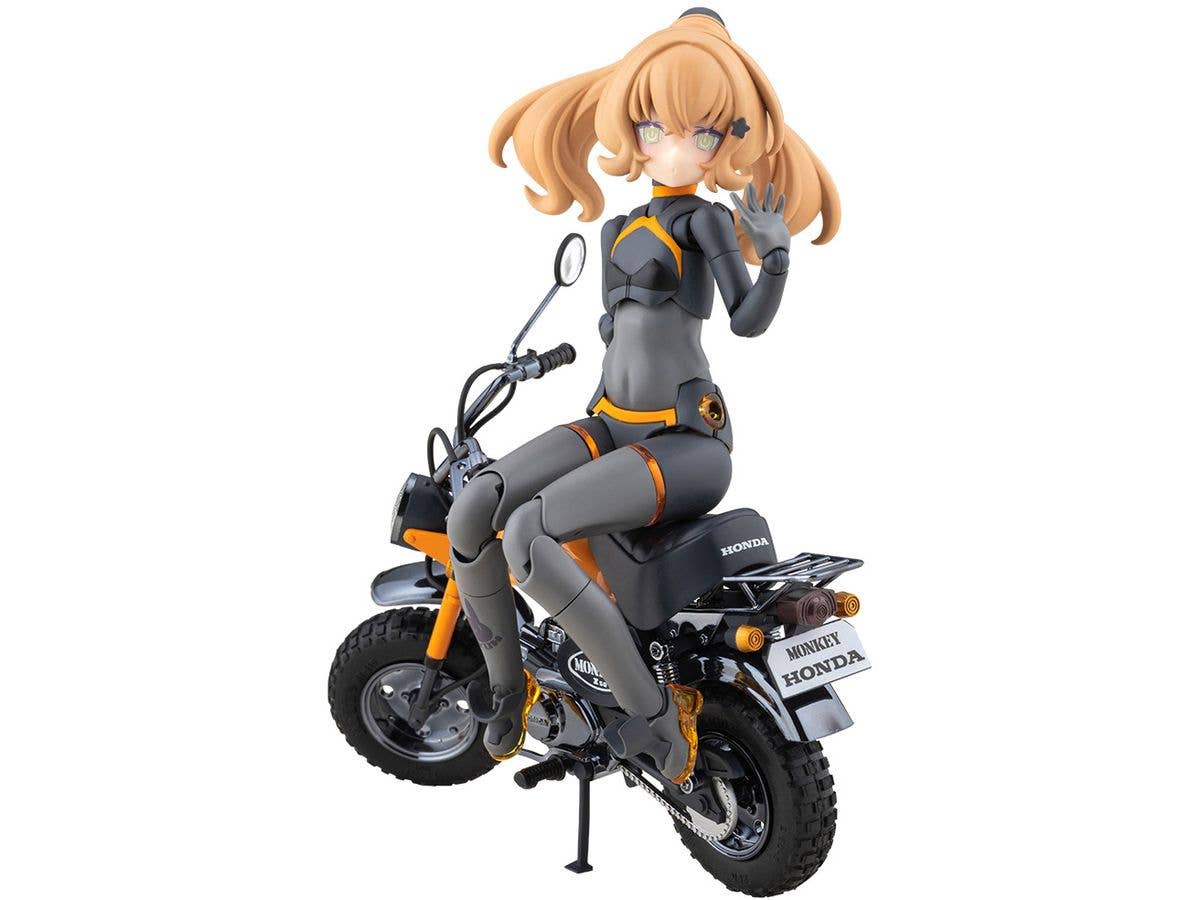 Megami Device Puni Mofu Racing Tu with 1/12 Honda Z50J-1 Monkey