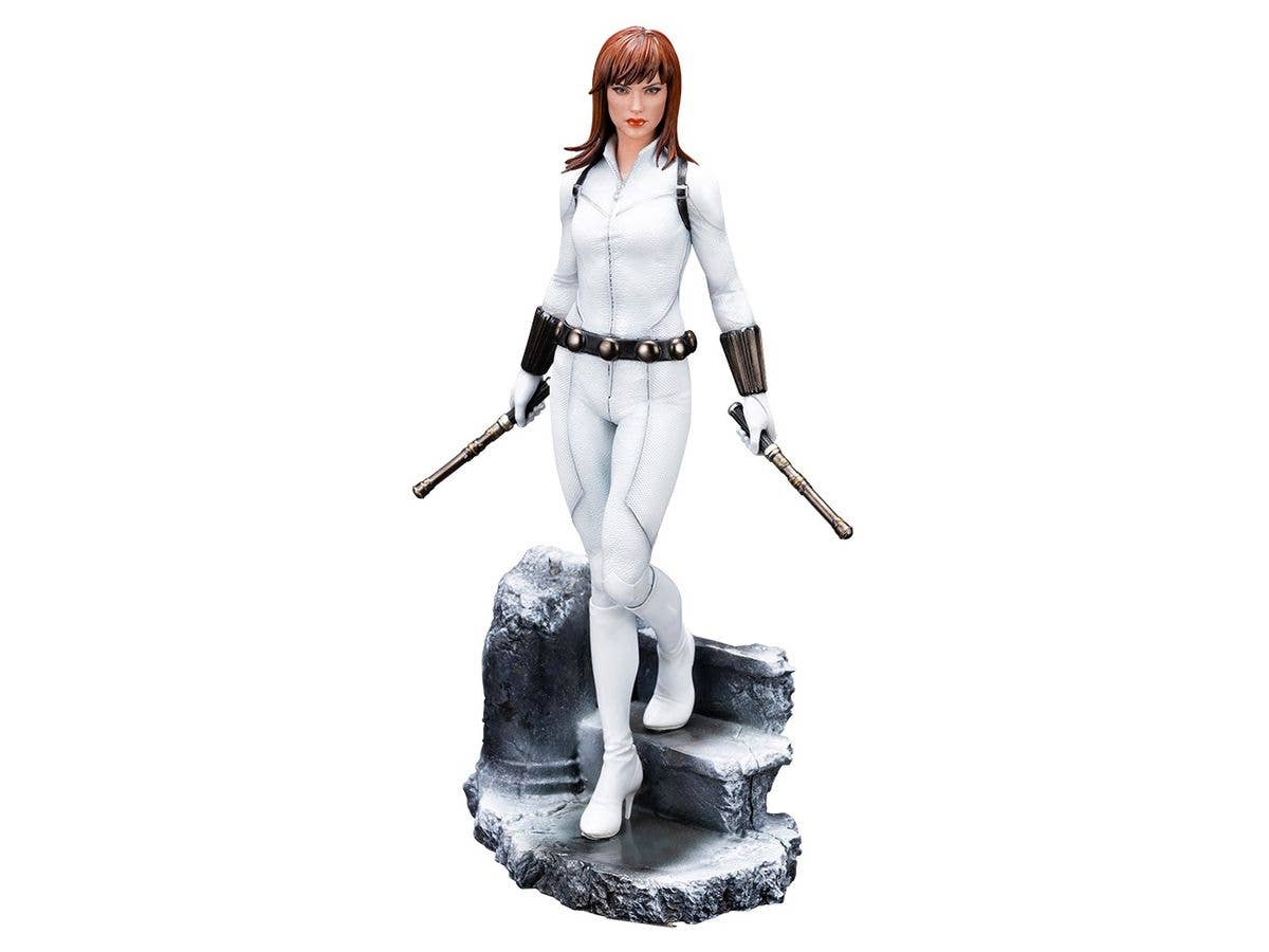 BLACK WIDOW White Costume Limited Edition ARTFX PREMIER STATUE
