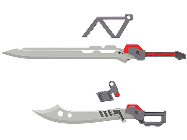 Weapon Unit 54 Customize Blade Set 02