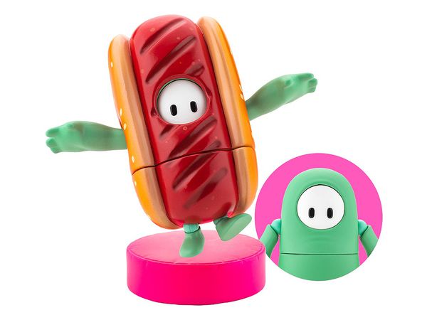 FALL GUYS Action Figure Pack 03: Mint Chocolate/Hot Dog Costume