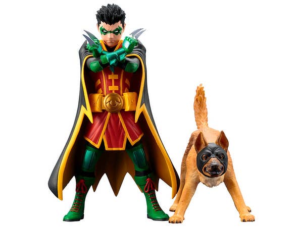 ARTFX+ DC Comics Rebirth Super Sons: Robin & Ace the Bat-Hound 2-Pack