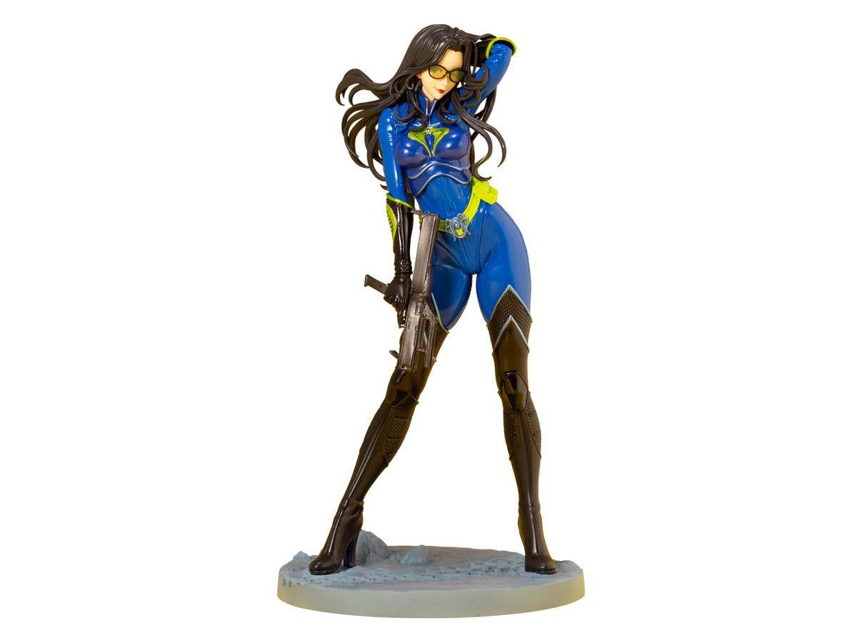 G.I. JOE Bishoujo: Baroness 25th Blue Limited Edition PVC
