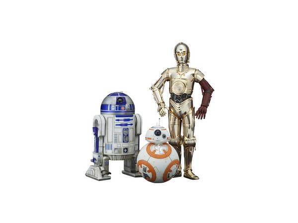 Star Wars Artfx+ R2-D2 & C-3PO with BB-8