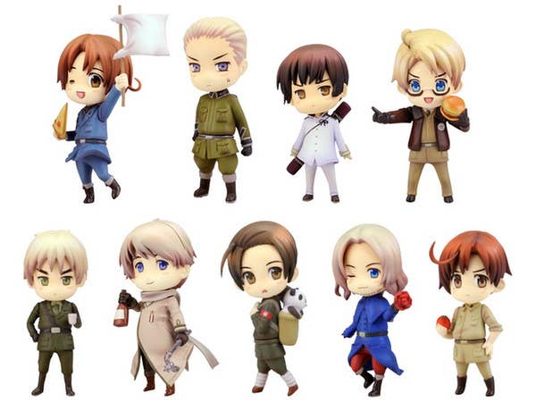 Hetalia Axis Powers One Coin Grande Figure Collection: Renewal Package Ver. (Reissue): 1Box (9pcs)