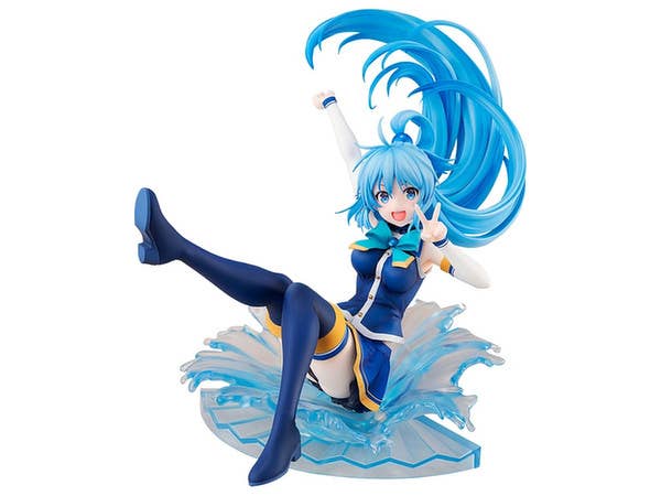 KONO SUBARASHII SEKAI NI SYUKUFU WO!: Aqua: Sneaker Bunko 30th Anniversary Ver. PVC