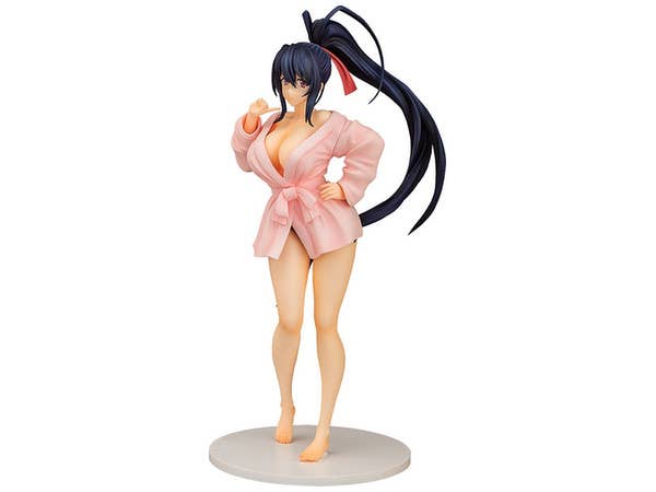 High School DxD HERO: Akeno Himejima Bathrobe Ver. PVC