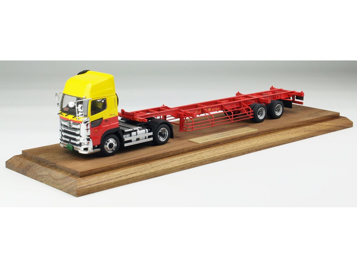Hino Profia SH 4 x 2 Tractor & Nippon Trex Maritime Container Transport Semitrailer Nissho Transportation Specifications Current Model