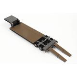 16 Wheels Low Bed Trailer with Hydraulic Folding Ramps Gun