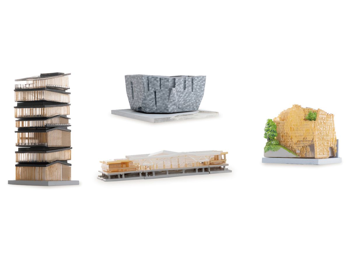 Kengo Kuma Architecture Miniature Collection BOX: 1Box (12pcs)